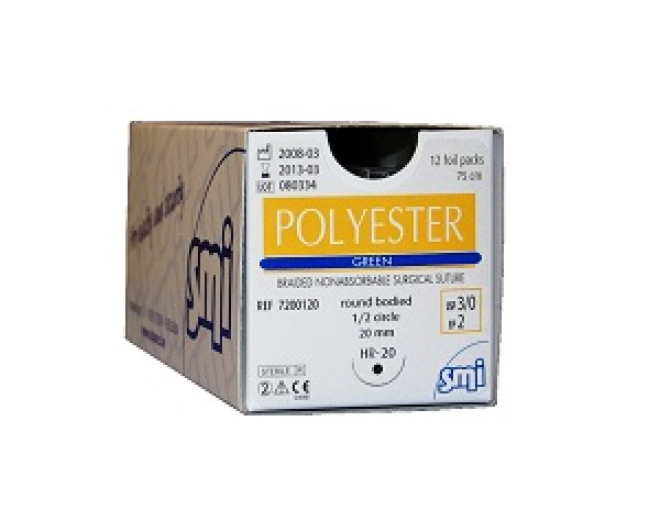 Polyester Naht, 5/0